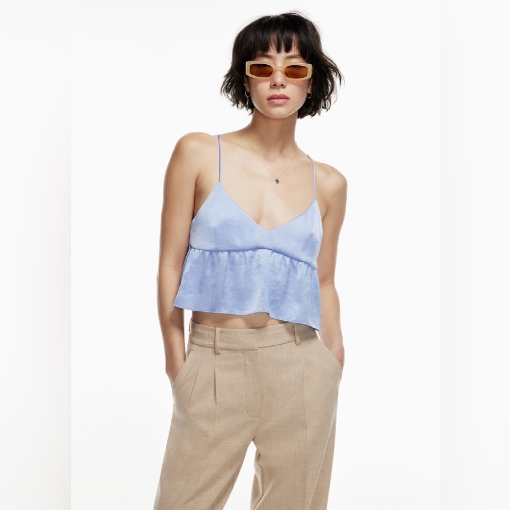 Wilfred
Lover‎ Satin Camisole In Soft Iris Size Small New With Tags